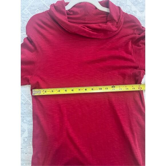 J Jill cowl neck tunic length 100% pima cotton womens long sleeve sweater Small - Picture 5 of 6